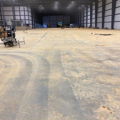 Empty Warehouse Floor Cleaning in Chattanooga TN by QualityPRO Power Washing