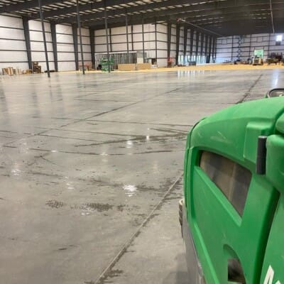 Empty Warehouse Floor Cleaning in Chattanooga TN by QualityPRO Power Washing