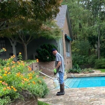 Backyard Stone Pressure Washing in Chattanooga TN by QualityPRO Power Washing