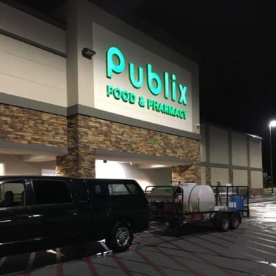 Publix Pressure Washing in Chattanooga TN by QualityPRO Power Washing