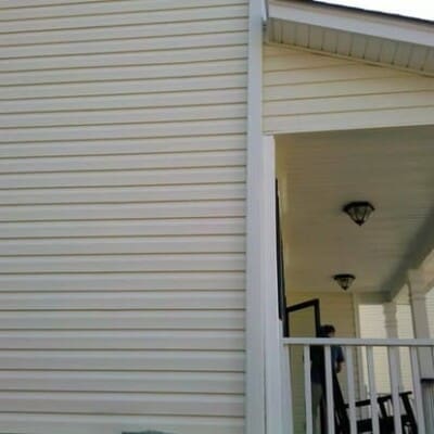 Clean Vinyl Siding after Power Washing in Chattanooga TN by QualityPRO Power Washing