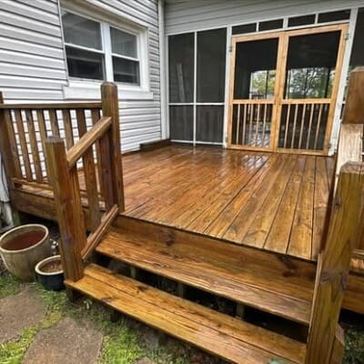 After Deck Cleaning