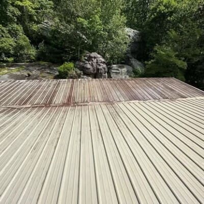 Before Roof Cleaning in Chattanooga TN by QualityPRO Power Washing