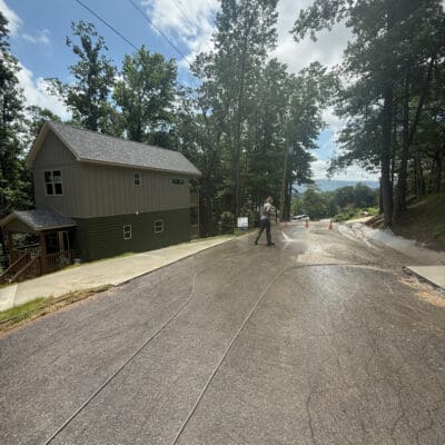 Pressure Washing Roadway in Chattanooga TN by QualityPRO Power Washing