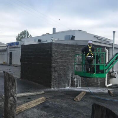 Boat House Restaurant Pressure Washing in Chattanooga TN by QualityPRO Power Washing