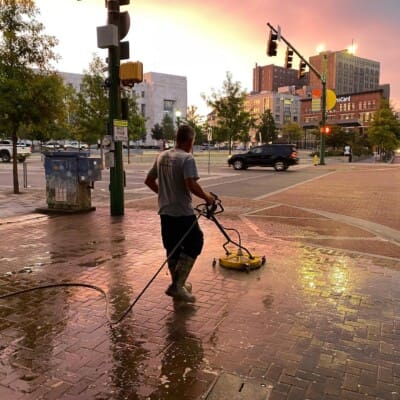 City Pavers Pressure Washing in Chattanooga TN by QualityPRO Power Washing
