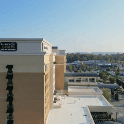 Commercial Pressure Washing at the Embassy Suites in Chattanooga TN by QualityPRO Power Washing