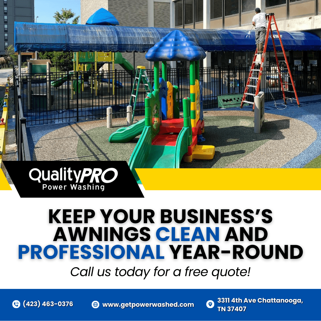 Awnings cleaning in chattanooga tn by qualitypro power washing