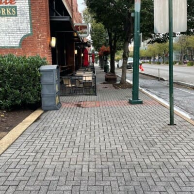 After Downtown Sidewalk Cleaning in Chattanooga TN by QualityPRO Power Washing