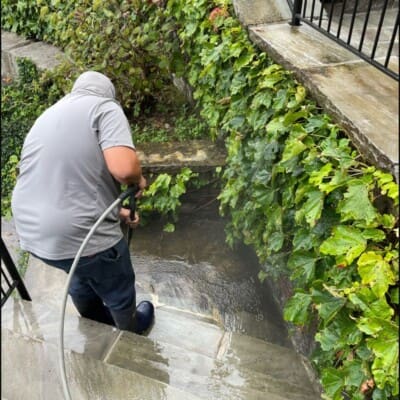 Active Stone Stairwell Cleaning in Chattanooga TN by QualityPRO Power Washing