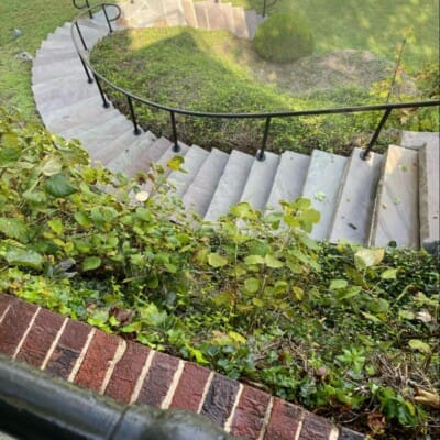 Long Marble Stairwell Cleaning in Chattanooga TN by QualityPRO Power Washing