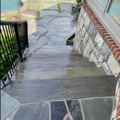 Professional Slate Cleaning in Chattanooga TN by QualityPRO Power Washing