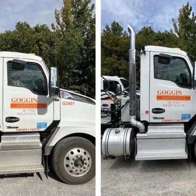 Goggin Warehouse Truck Cleaning in Chattanooga TN by QualityPRO Power Washing