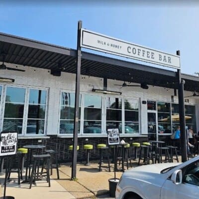 Milk and Honey Coffee Bar Pressure Washing in Chattanooga TN by QualityPRO Power Washing