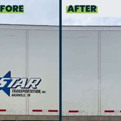 Pressure Washing trucks in Chattanooga TN by QualityPRO Power Washing