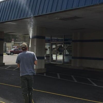Commercial Building Power washing and Roof Cleaning in Chattanooga TN by QualityPRO Power Washing