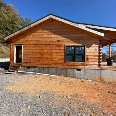 After Left Side Wooden House Pressure Washing in Chattanooga TN by QualityPRO Power Washing