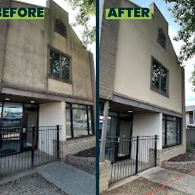 Commercial Building and Patio Pressure Washing in Chattanooga TN by QualityPRO Power Washing