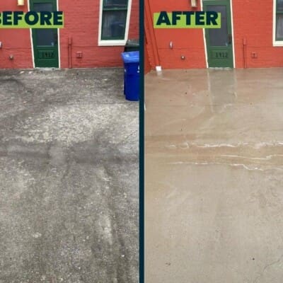 Commercial Building Driveway Cleaning in Chattanooga TN by QualityPRO Power Washing
