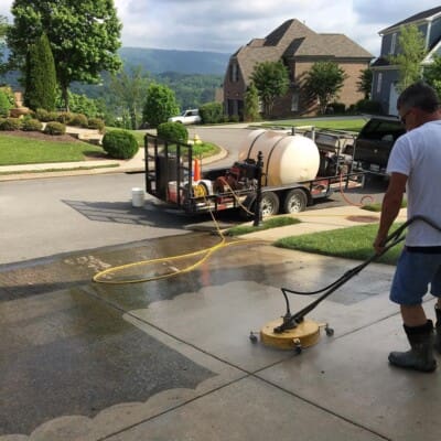 Concrete Driveway Washing in Chattanooga TN