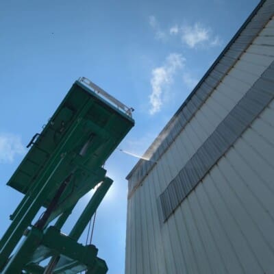 In Action Pressure Washing Using Lift in Chattanooga TN by QualityPRO Power Washing