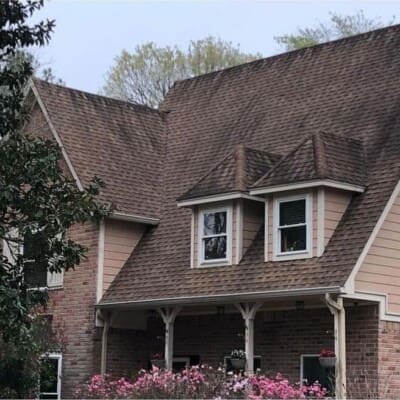 Before Rooftop House Cleaning in Chattanooga TN by QualityPRO Power Washing