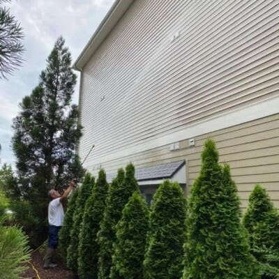 In Action Second Story House Cleaning in Chattanooga TN by QualityPRO Power Washing