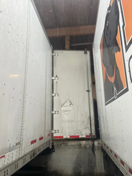 Fleet pressure washing completed on tanker trailers and a service truck, removing heavy road film, grime, and buildup to restore a brighter, cleaner finish and a more professional fleet appearance.