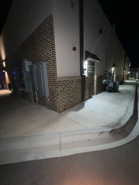 Professional soft-wash exterior cleaning and surface restoration were performed across multiple residential and commercial sites in the greater Chattanooga area to remove organic growth and staining while protecting property features.