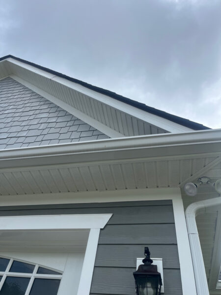 This project utilized a professional soft wash process to comprehensively clean the exterior surfaces of a one-story residence, pool house, deck, and screened-in porch in Soddy-Daisy, effectively removing organic growth and contaminants to restore the property's appearance.