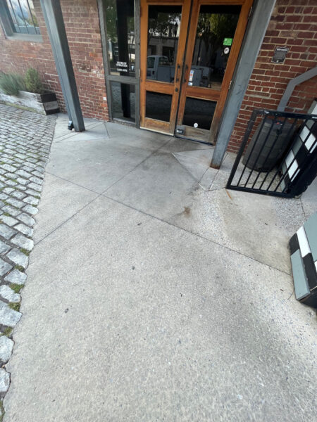Comprehensive exterior cleaning of the Urban Stack’s sidewalks, patio, and side entrance will be performed using specialized detergents and surface cleaning equipment to remove grease, debris, and gum.