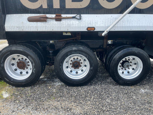 This bi-weekly service involved performing a consistent, standardized exterior pressure-wash on a fleet of eleven dump trucks in Cleveland to remove accumulated jobsite debris and maintain a professional appearance.