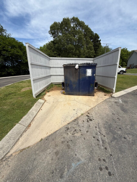 This project involved a comprehensive exterior soft wash and pressure cleaning of an apartment community in Cleveland, restoring the buildings, breezeways, concrete walkways, mail center, dumpster pads, and clubhouse to a clean and refreshed condition.