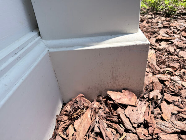 This project involved a comprehensive exterior refresh of a Chattanooga home using soft washing and surface cleaning to safely remove dirt, mold, and residue from the siding, gutters, porches, concrete walkways, brick retaining walls, entryway columns, wooden swing, and stone pool deck.