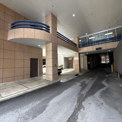 This project encompassed an exterior refresh of a Chattanooga commercial property through power washing structural surfaces, repainting pedestrian bridge handrails, pressure washing concrete areas, and hand-cleaning second-story windows.