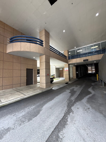 This project encompassed an exterior refresh of a Chattanooga commercial property through power washing structural surfaces, repainting pedestrian bridge handrails, pressure washing concrete areas, and hand-cleaning second-story windows.