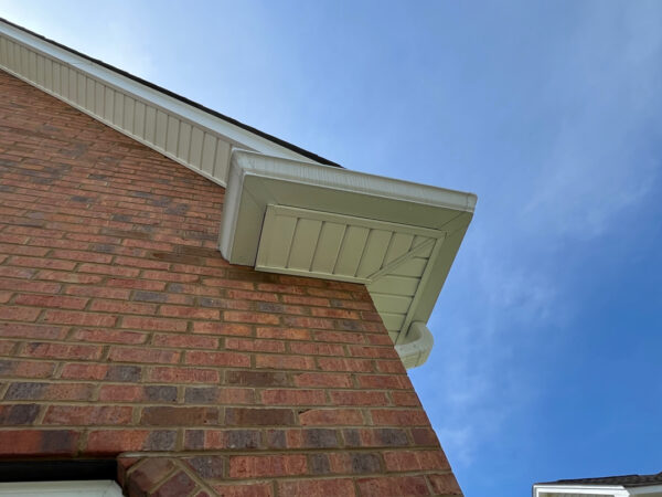 This project involved a comprehensive soft-wash cleaning of a two-story residence in Ringgold, using a low-pressure detergent blend and gentle hand agitation to safely remove organic growth and debris from all exterior siding, trim, gutters, and downspouts.