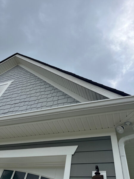 This project utilized a professional soft wash process to comprehensively clean the exterior surfaces of a one-story residence, pool house, deck, and screened-in porch in Soddy-Daisy, effectively removing organic growth and contaminants to restore the property's appearance.