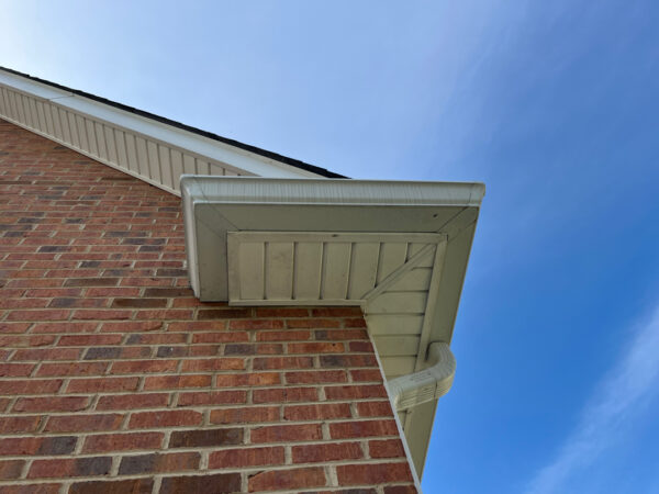 This project involved a comprehensive soft-wash cleaning of a two-story residence in Ringgold, using a low-pressure detergent blend and gentle hand agitation to safely remove organic growth and debris from all exterior siding, trim, gutters, and downspouts.