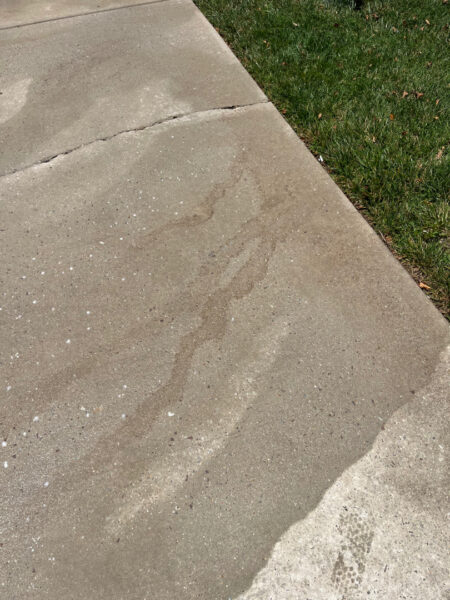 This project involved a comprehensive exterior concrete cleaning of a driveway, front walkway, and sidewalk in Apison using specialized detergents, surface washing equipment, and a thorough rinse to remove mold, mildew, and grime.