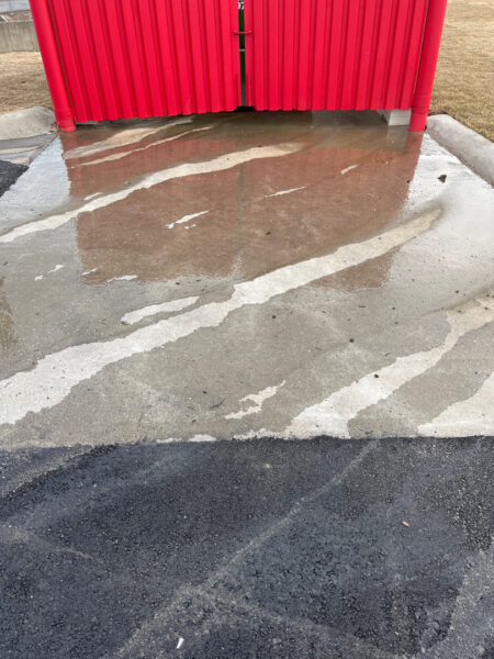 This commercial cleaning project in Fort Oglethorpe restored the property's exterior appeal by thoroughly washing the building, delicate awnings, concrete drive-thru lanes, dumpster area, and parking pads.