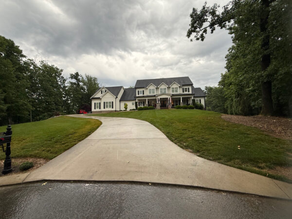 This project involved a complete exterior cleaning of a Chattanooga property, utilizing a gentle soft wash on the home's various siding materials and a pressure wash on surrounding concrete surfaces to remove dirt, mold, and stains.