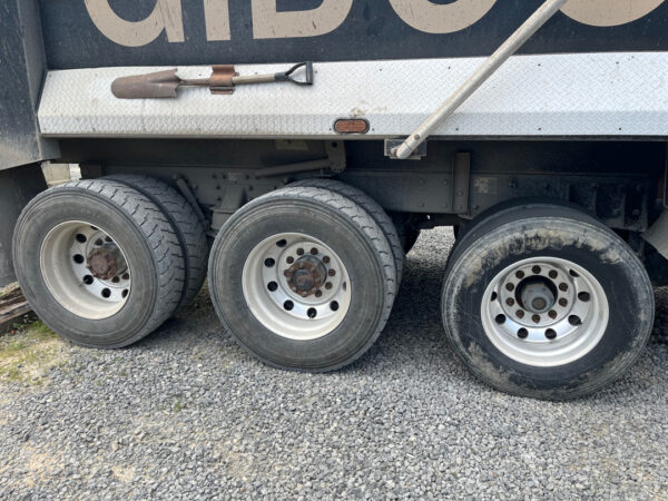 This bi-weekly service involved performing a consistent, standardized exterior pressure-wash on a fleet of eleven dump trucks in Cleveland to remove accumulated jobsite debris and maintain a professional appearance.