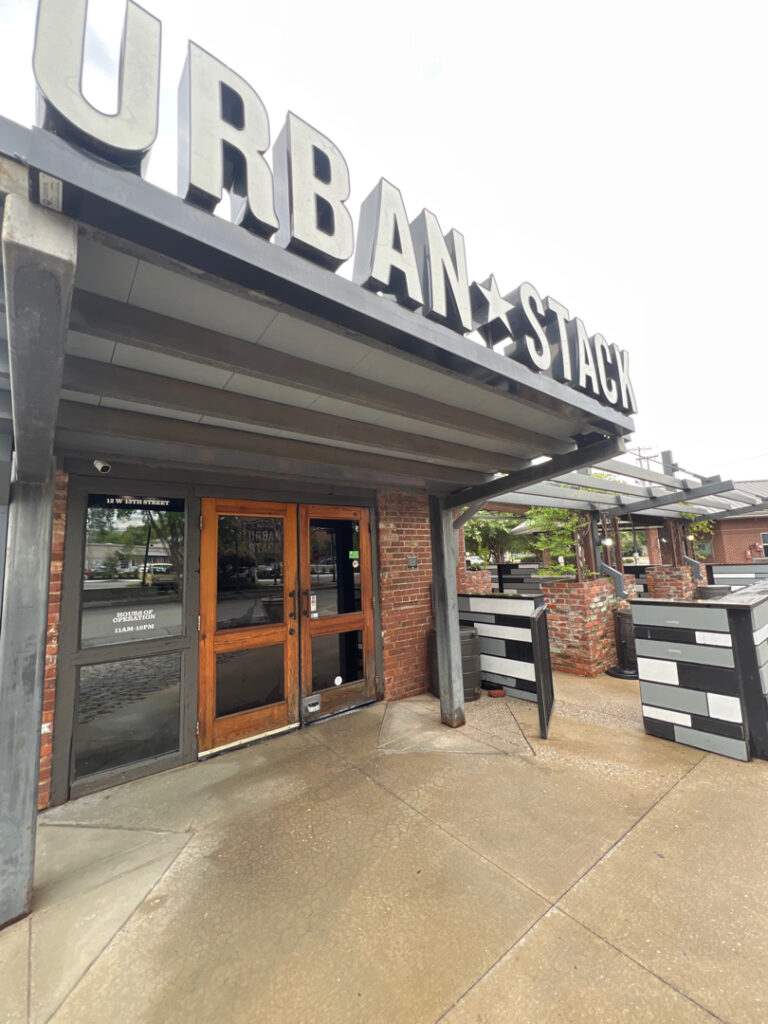 Comprehensive exterior cleaning of the Urban Stack’s sidewalks, patio, and side entrance will be performed using specialized detergents and surface cleaning equipment to remove grease, debris, and gum.