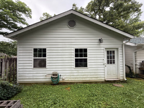 This project involved a comprehensive soft wash of the home's various siding materials and a wood deck to remove organic growth and surface contaminants while preserving the integrity of all finishes.
