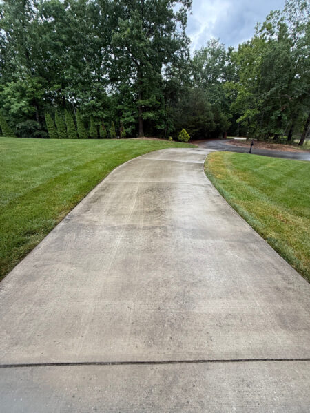 This project involved a complete exterior cleaning of a Chattanooga property, utilizing a gentle soft wash on the home's various siding materials and a pressure wash on surrounding concrete surfaces to remove dirt, mold, and stains.