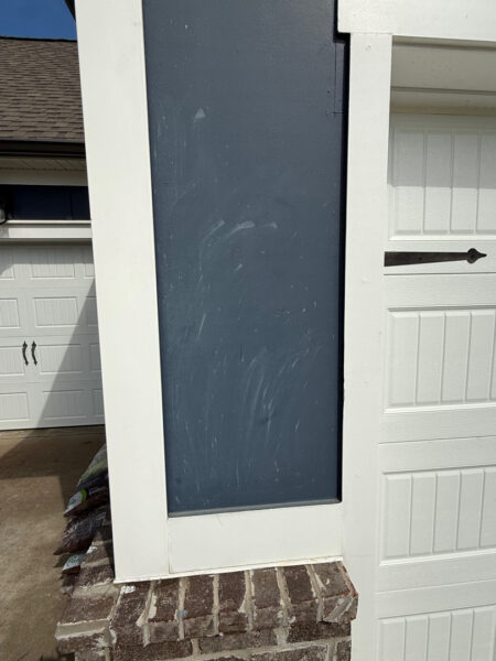 A two-story home in Cleveland, TN, received a comprehensive soft wash cleaning of its vertical surfaces, gutters, and trim, backed by a one-year warranty against mold and mildew regrowth.