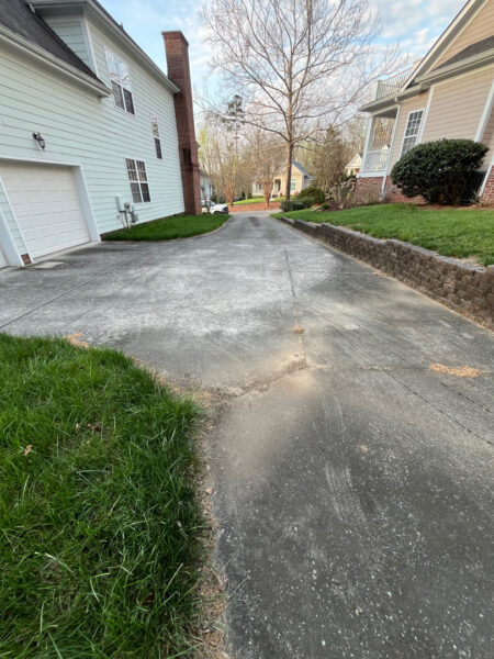 This professional concrete washing service in Chattanooga, Tennessee, uses specialized detergents to deep-clean driveways, removing mold, mildew, grime, and stubborn surface residue to restore curb appeal and prevent premature wear.