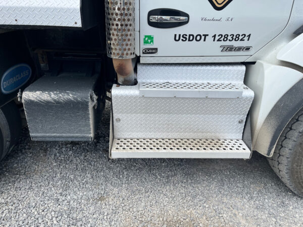 This bi-weekly service involved performing a consistent, standardized exterior pressure-wash on a fleet of eleven dump trucks in Cleveland to remove accumulated jobsite debris and maintain a professional appearance.