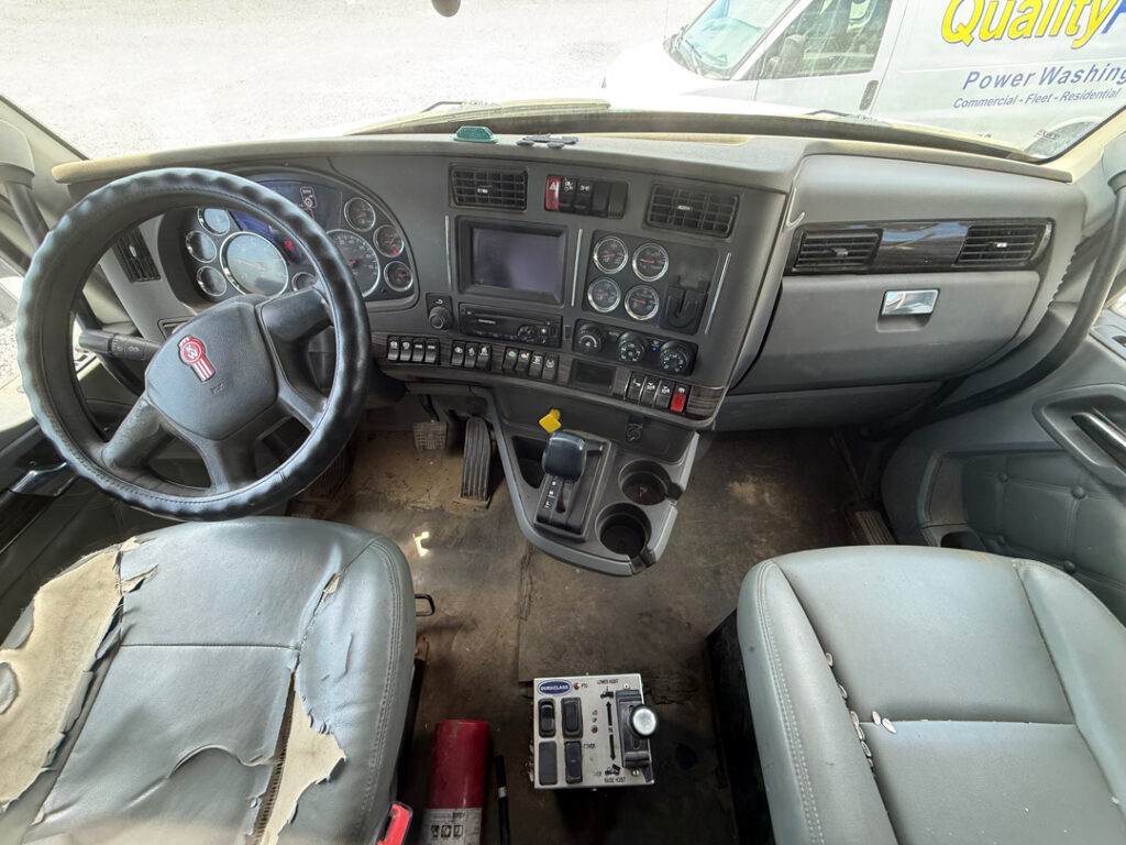 Professional cleaners performed comprehensive interior detailing on twelve dump trucks at Gibco’s Cleveland location, including deep cleaning the glass, surfaces, and floors to ensure the fleet was in prime condition for resale.